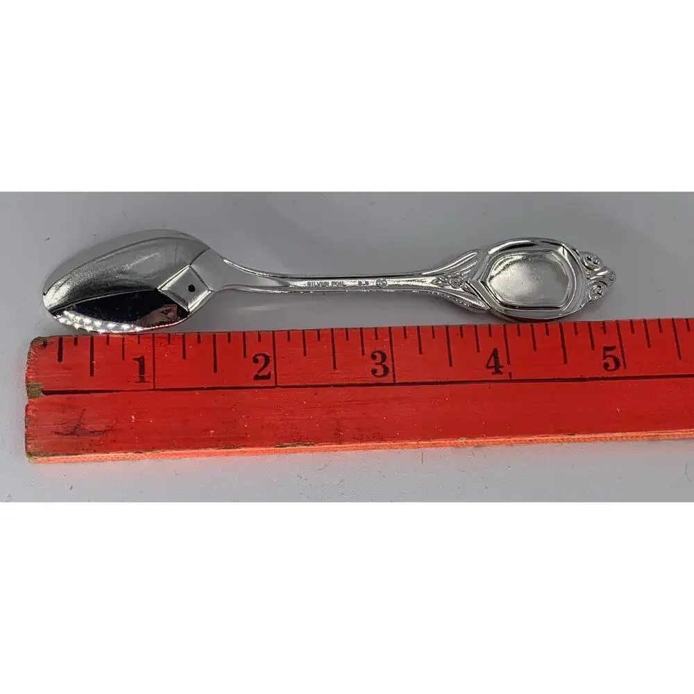 Collectors Spoon Silver Foil 8.5 Proded Et Patria The 113th New In Bag Small